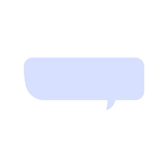 Blue Speech Bubble