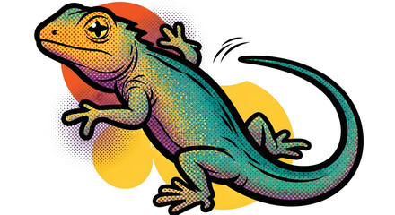 Obraz premium chameleon on a branch