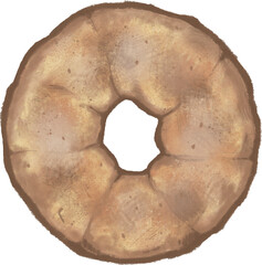 Cute and sweets donuts illustration