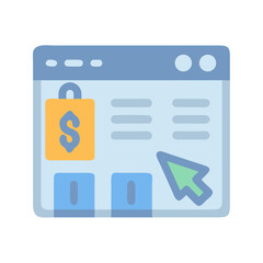 Secure online banking transaction vector design on blue background