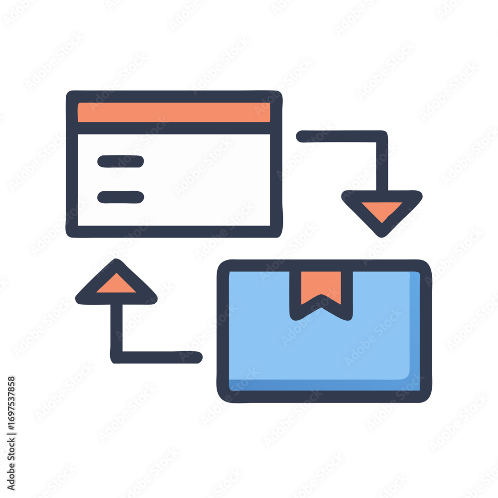 Poster data transfer between document and package illustration design
