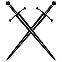 two crossed swords