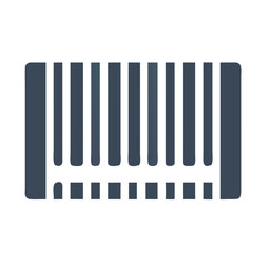 Simple flat vector image of barcode symbol illustration art