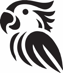 Geometric Parrot Emblem.eps