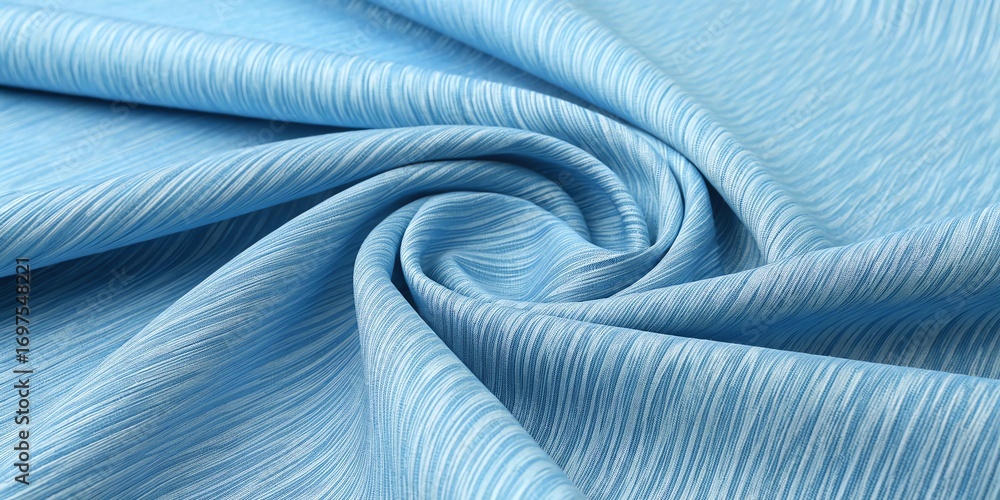 Poster seamless vertical blue crepe paper texture with delicate micro patterns for backgrounds and crafts