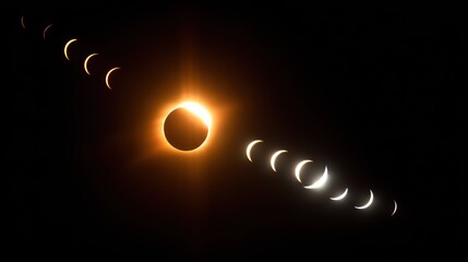 Solar eclipse stages