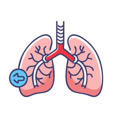 Pulmonary Embolism Illustration Demonstrating Lung Disease and Medical Condition