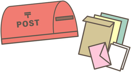 ポスティングのイラスト