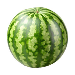 watermelon fruit isolated on transparent background