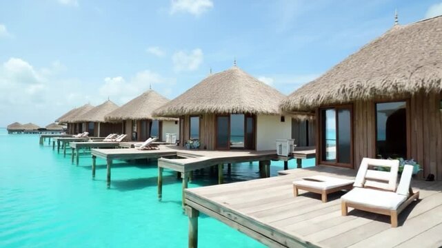 luxury water houses in the Maldives