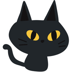 Black cat Halloween