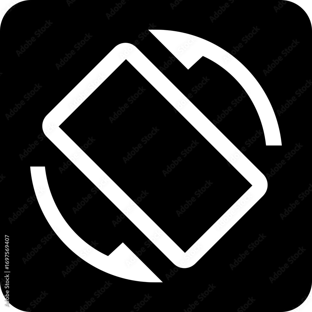 Poster screen rotation phone display orientation icon
