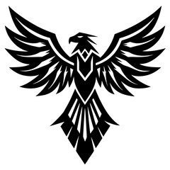 Obraz premium eagle tattoo vector