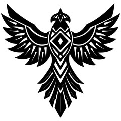Obraz premium eagle tattoo vector