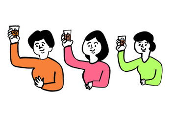 今日も　お疲れ様でした　女子会