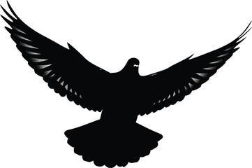 eagle silhouette vector