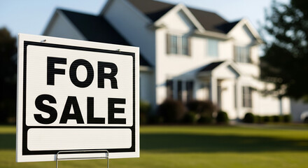 Fototapeta premium Suburban Dream Home For Sale: New Listing