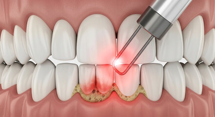 Advanced dental laser treats gum inflammation and plaque buildup for healthier smiles