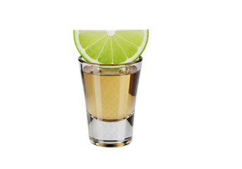 Tequila shot with lime a perfect blend of citrus and alcohol