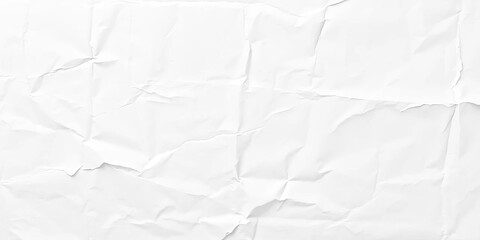 Obraz premium Wrinkled white grid paper background, subtle folds and creases, photography, light