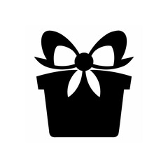 Gift box icon present symbol vector illustration