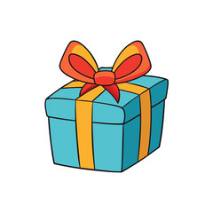 Gift box icon present symbol vector illustration