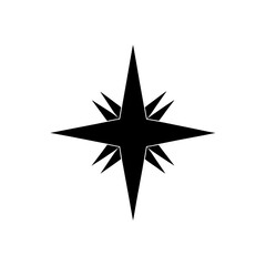 Fototapeta premium black and white star vector