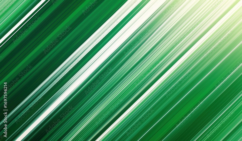 Aufkleber abstract green background with diagonal lines and light effects featuring vector illustration of gre