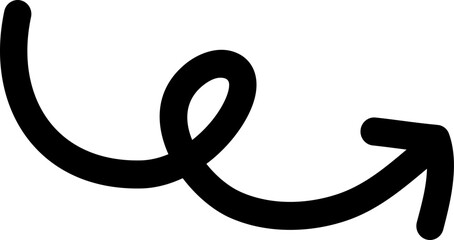 curly arrow symbol