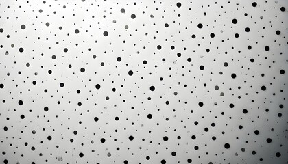 White background with black polka dot pattern that fills the entire section