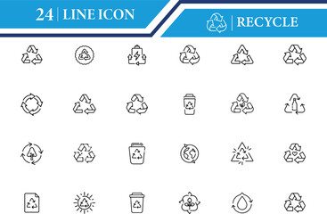 Recycle Icon Vector Illustration