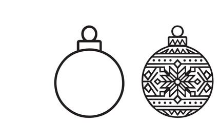 Obraz premium set of christmas decorations