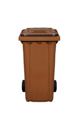 Brown Recycling Bin for Organic and Compost Waste Collection