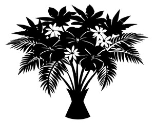 Palm Tree Silhouette Illustration