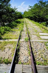 京都、蹴上インクラインの風景