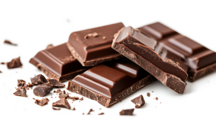 Chocolate isolated on a white background