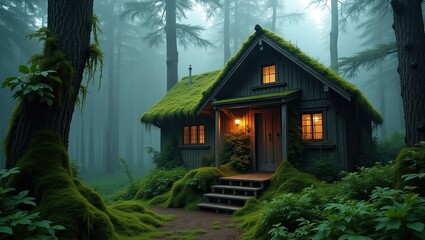 Forgotten Places Abandoned houses,overgrown ruins,rusted machinery reclaimed by nature