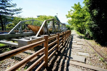 京都、蹴上インクラインの風景