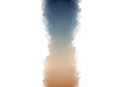 Seamless abstract vertical gradient digital artwork transitioning from deep sea blue to warm sandy beige with soft organic texture on transparent background, concept of serene natural harmony