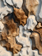 Wood, wooden abstract background, texture or wallpaper. Neural network AI generated art