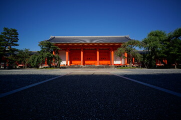 京都、三十三間堂の風景