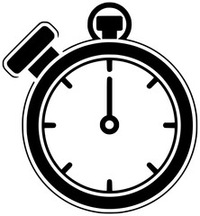 time illustration clock silhouette stopwatch logo business icon day outline timer alarm date symbol minute watch calendar deadline fast shape and vector graphic background