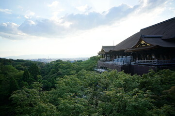 京都、清水寺の風景