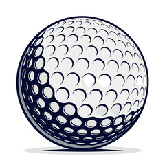 Create Bold Stroke Golf Ball Creative Visual Ideal for Marketing
