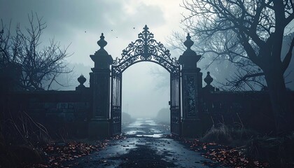 Gloomy Gothic Archway