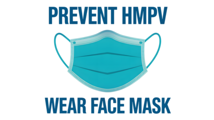 Protect yourself and others by wearing a face mask to prevent HMPV respiratory viruses