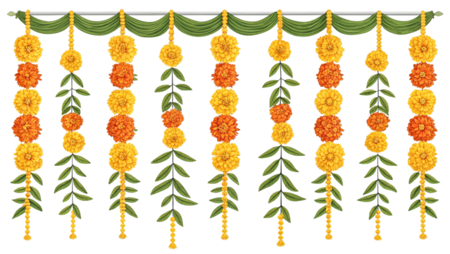 An abstract floral background with a winter tree and gold star is a festive holiday card design