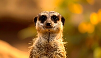 Fototapeta premium Close-up of a meerkat