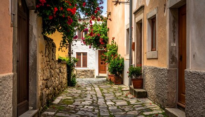 Fototapeta premium Charming Italian alleyway