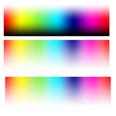 Rainbow Gradient Background – Colorful Blended Spectrum for Joyful, Vibrant and Lively Atmosphere